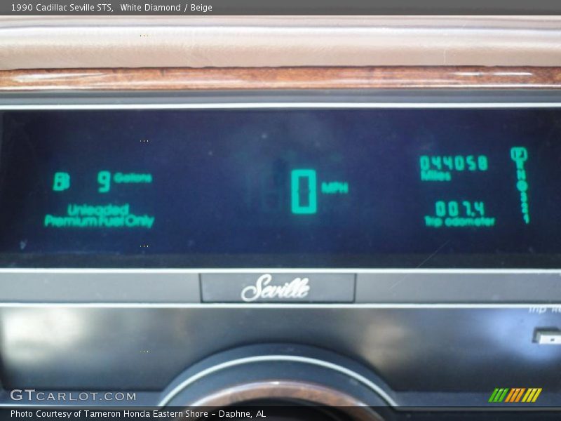  1990 Seville STS STS Gauges