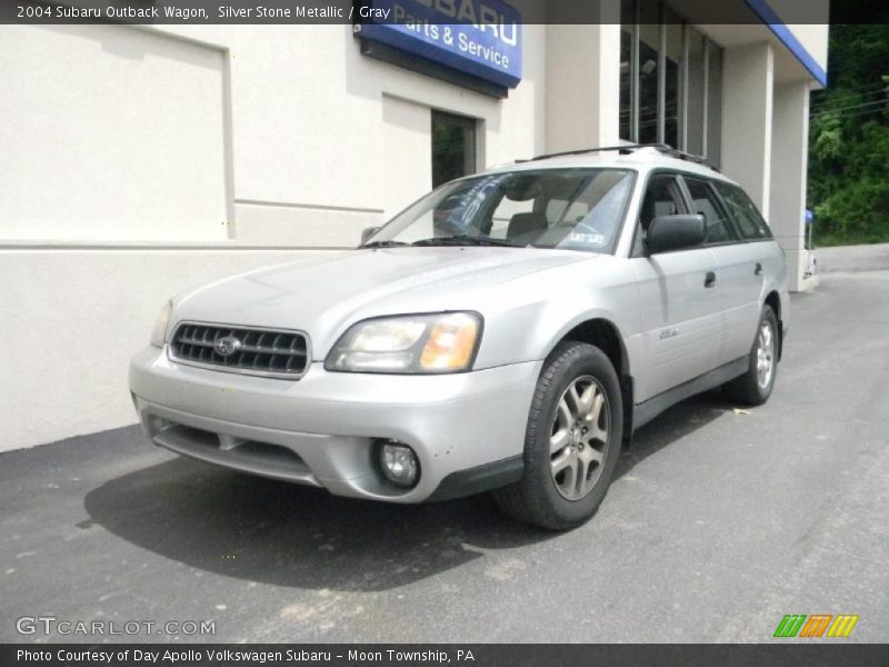 Silver Stone Metallic / Gray 2004 Subaru Outback Wagon