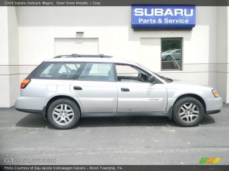 Silver Stone Metallic / Gray 2004 Subaru Outback Wagon