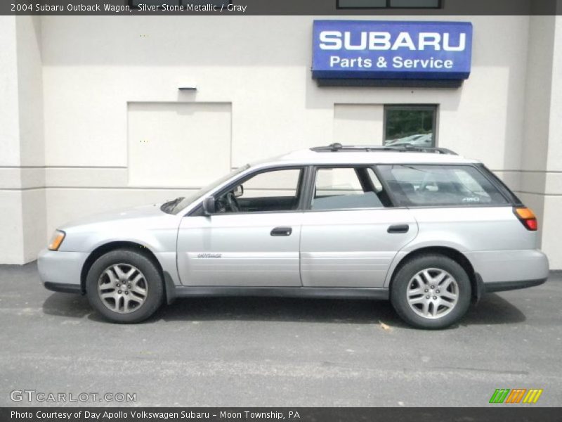 Silver Stone Metallic / Gray 2004 Subaru Outback Wagon