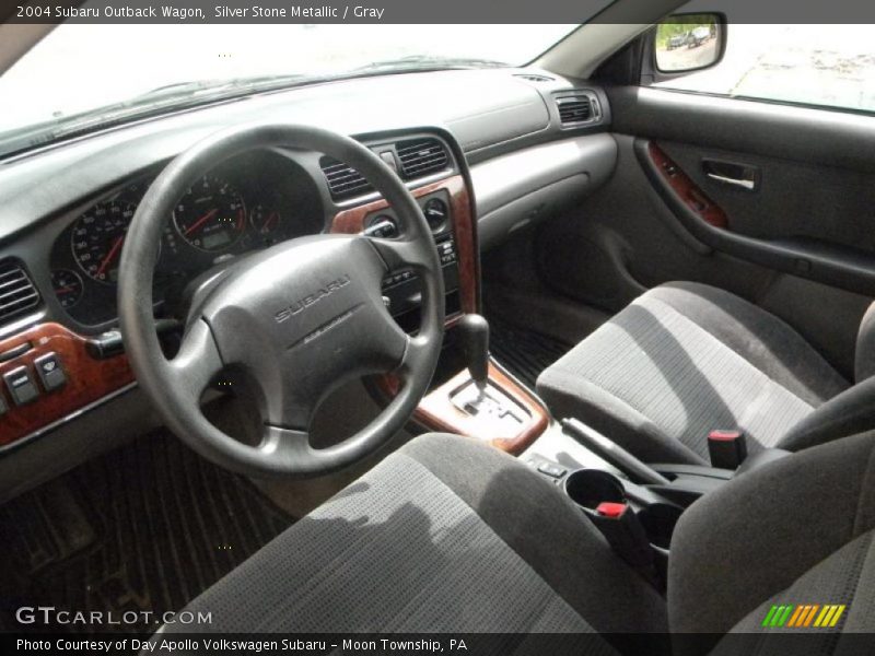 Silver Stone Metallic / Gray 2004 Subaru Outback Wagon