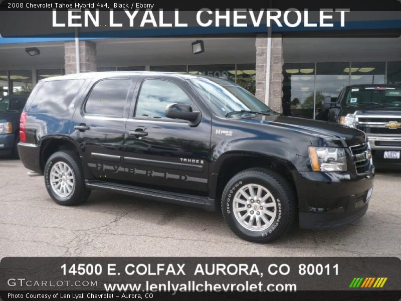 Black / Ebony 2008 Chevrolet Tahoe Hybrid 4x4