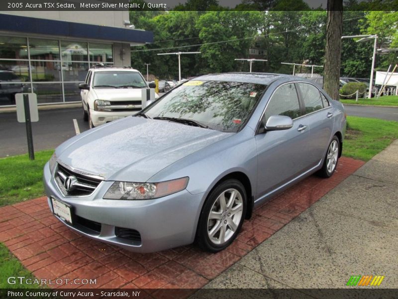 Meteor Silver Metallic / Quartz 2005 Acura TSX Sedan