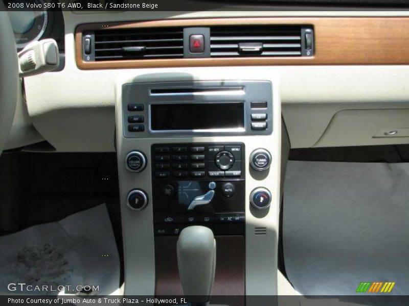 Black / Sandstone Beige 2008 Volvo S80 T6 AWD