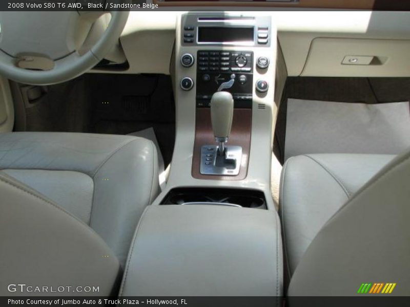 Black / Sandstone Beige 2008 Volvo S80 T6 AWD