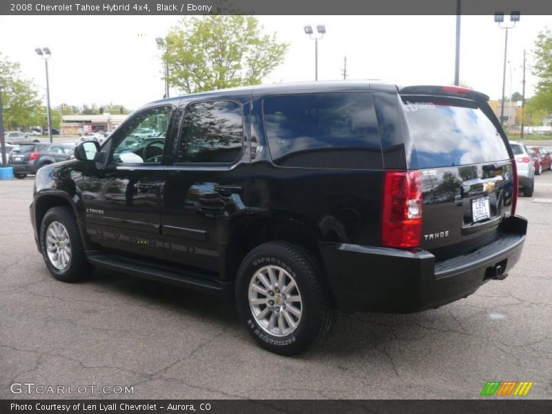 Black / Ebony 2008 Chevrolet Tahoe Hybrid 4x4