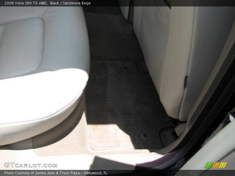Black / Sandstone Beige 2008 Volvo S80 T6 AWD