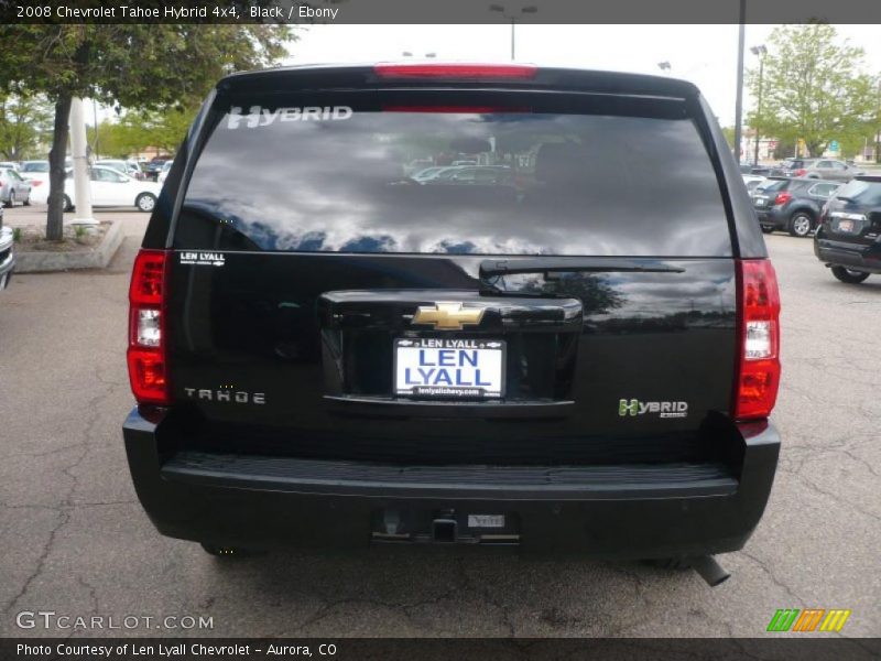 Black / Ebony 2008 Chevrolet Tahoe Hybrid 4x4