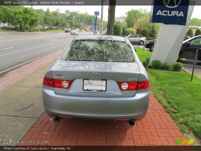 Meteor Silver Metallic / Quartz 2005 Acura TSX Sedan