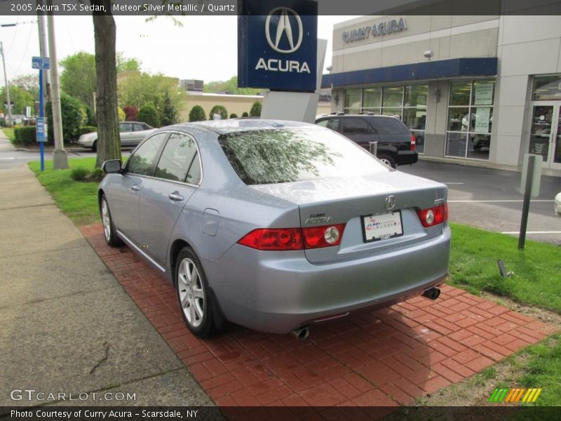 Meteor Silver Metallic / Quartz 2005 Acura TSX Sedan
