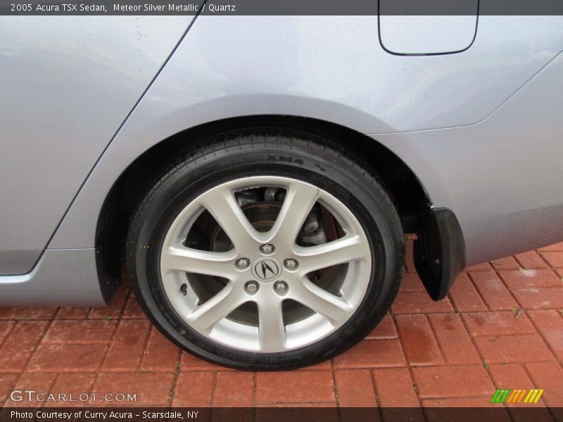 Meteor Silver Metallic / Quartz 2005 Acura TSX Sedan