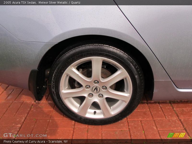 Meteor Silver Metallic / Quartz 2005 Acura TSX Sedan