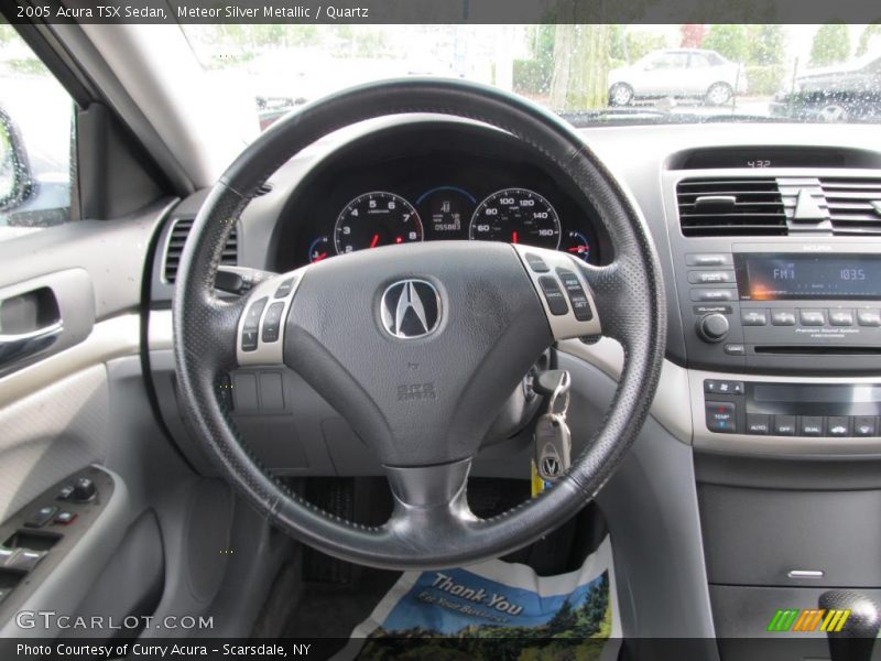 Meteor Silver Metallic / Quartz 2005 Acura TSX Sedan