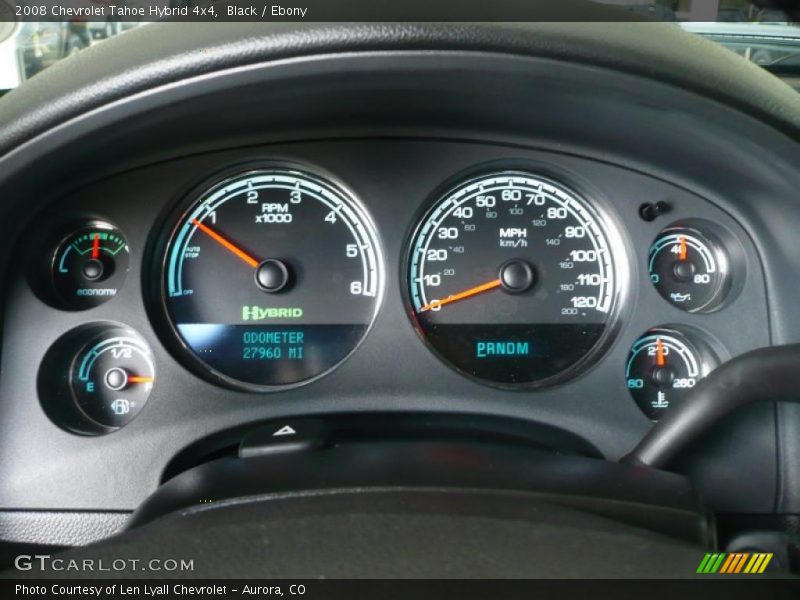 Black / Ebony 2008 Chevrolet Tahoe Hybrid 4x4