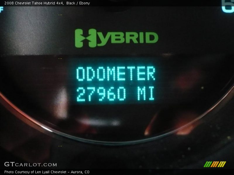 Black / Ebony 2008 Chevrolet Tahoe Hybrid 4x4