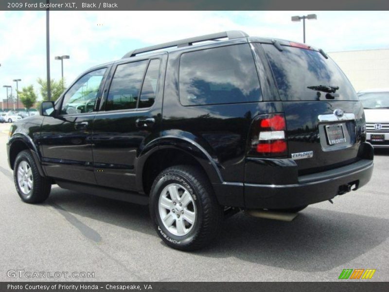 Black / Black 2009 Ford Explorer XLT