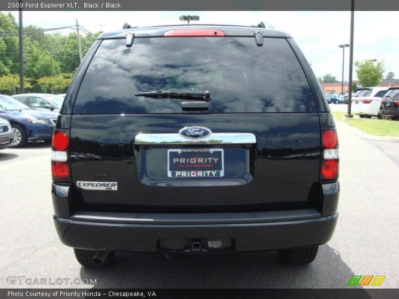 Black / Black 2009 Ford Explorer XLT