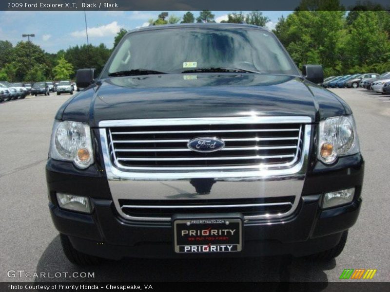 Black / Black 2009 Ford Explorer XLT