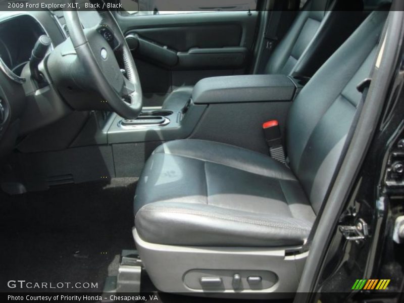 Black / Black 2009 Ford Explorer XLT