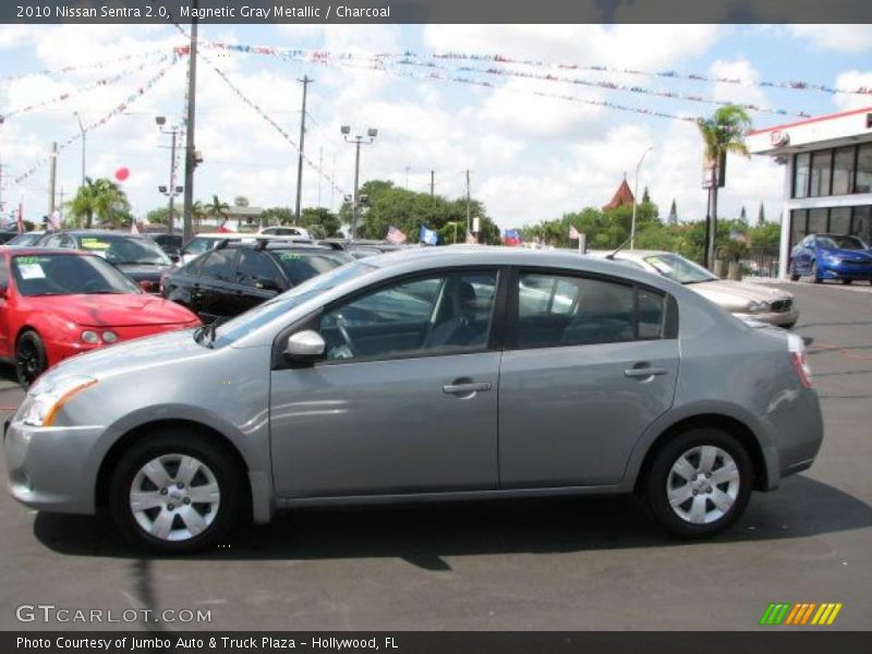 Magnetic Gray Metallic / Charcoal 2010 Nissan Sentra 2.0