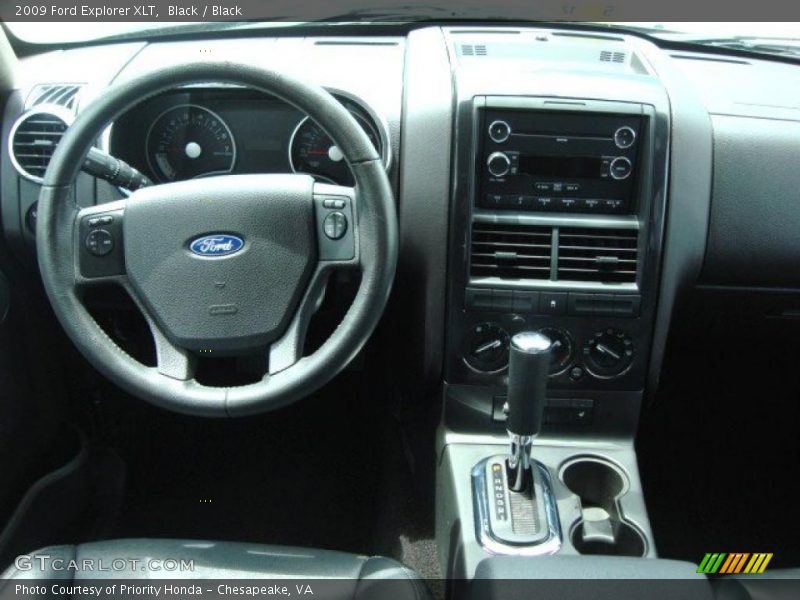 Black / Black 2009 Ford Explorer XLT