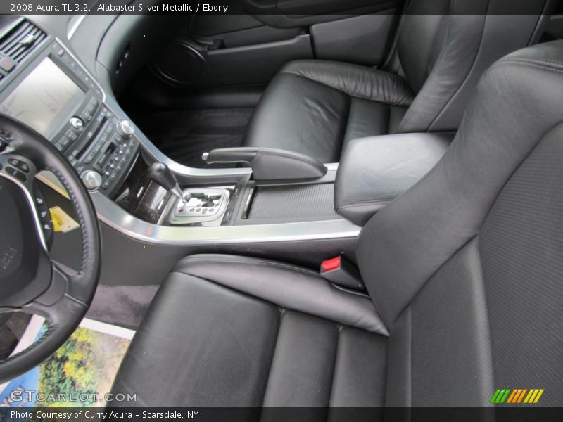 Alabaster Silver Metallic / Ebony 2008 Acura TL 3.2