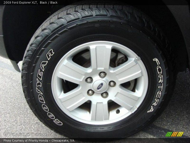 Black / Black 2009 Ford Explorer XLT