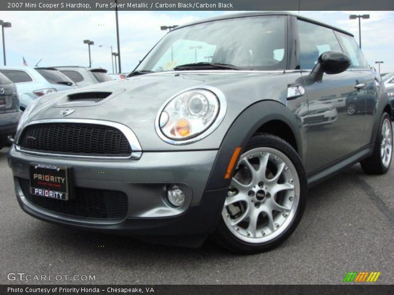 Pure Silver Metallic / Carbon Black/Carbon Black 2007 Mini Cooper S Hardtop