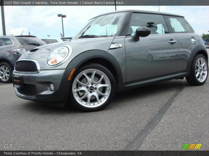 Pure Silver Metallic / Carbon Black/Carbon Black 2007 Mini Cooper S Hardtop