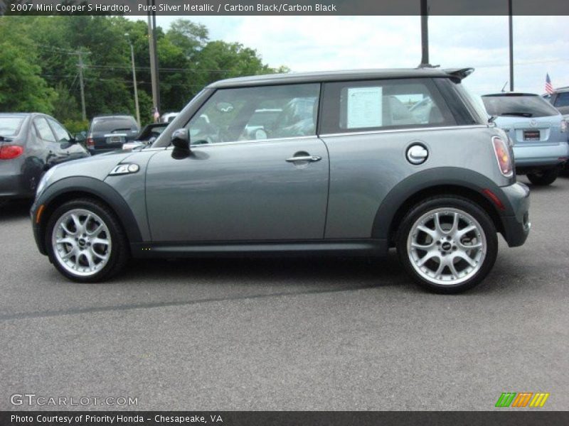 Pure Silver Metallic / Carbon Black/Carbon Black 2007 Mini Cooper S Hardtop