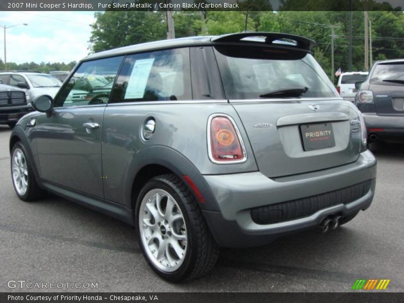 Pure Silver Metallic / Carbon Black/Carbon Black 2007 Mini Cooper S Hardtop