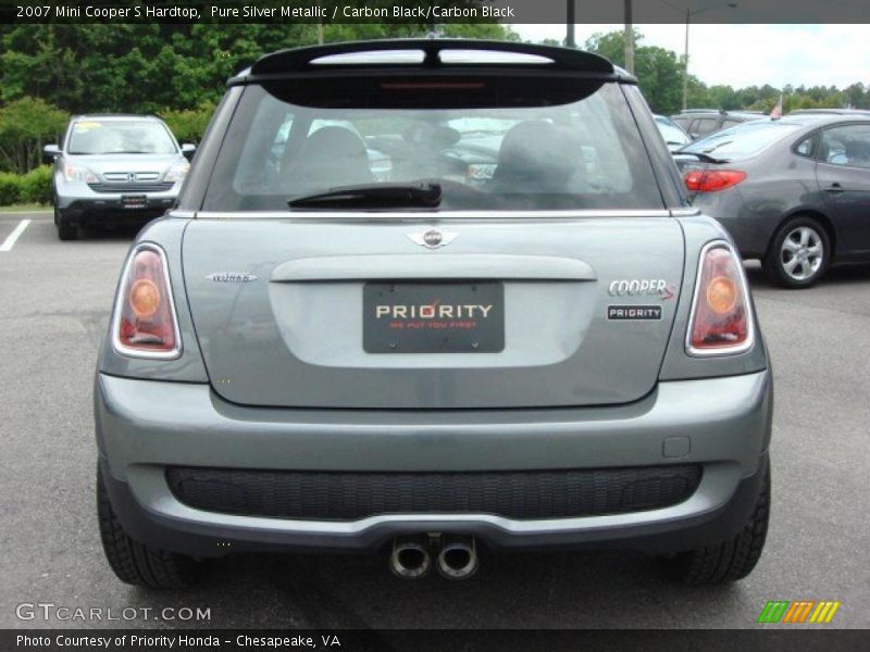 Pure Silver Metallic / Carbon Black/Carbon Black 2007 Mini Cooper S Hardtop