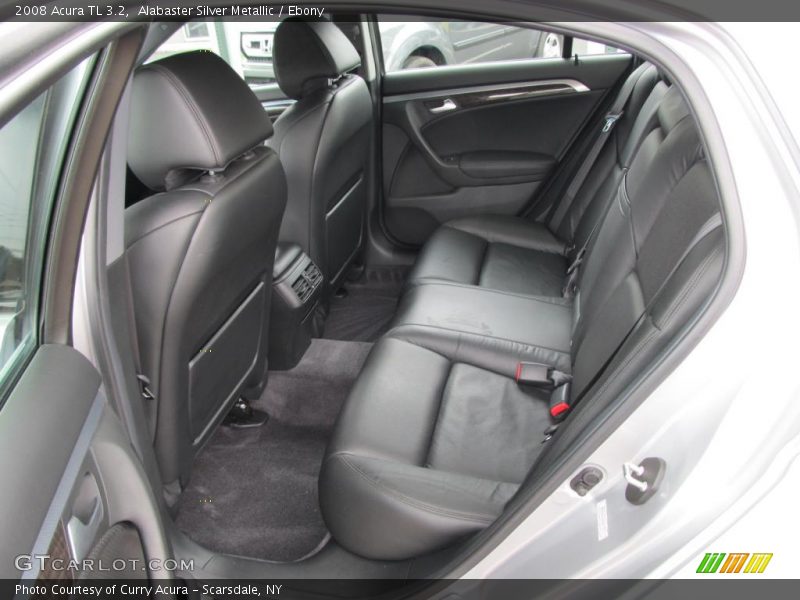 Alabaster Silver Metallic / Ebony 2008 Acura TL 3.2