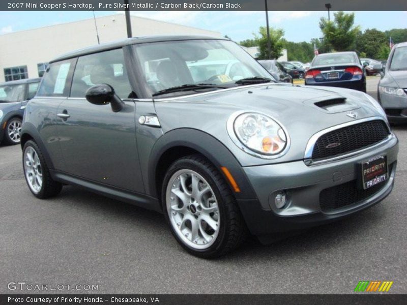 Pure Silver Metallic / Carbon Black/Carbon Black 2007 Mini Cooper S Hardtop