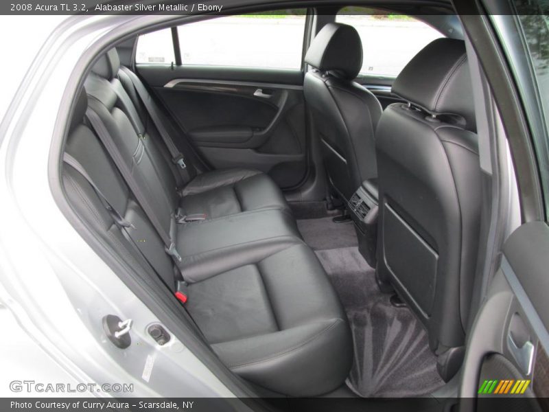 Alabaster Silver Metallic / Ebony 2008 Acura TL 3.2