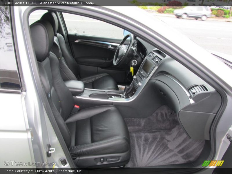 Alabaster Silver Metallic / Ebony 2008 Acura TL 3.2