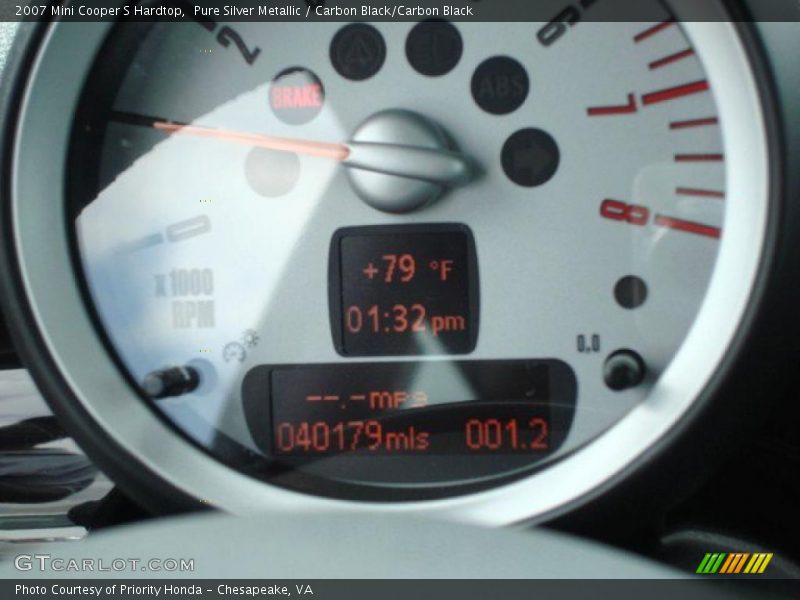 Pure Silver Metallic / Carbon Black/Carbon Black 2007 Mini Cooper S Hardtop