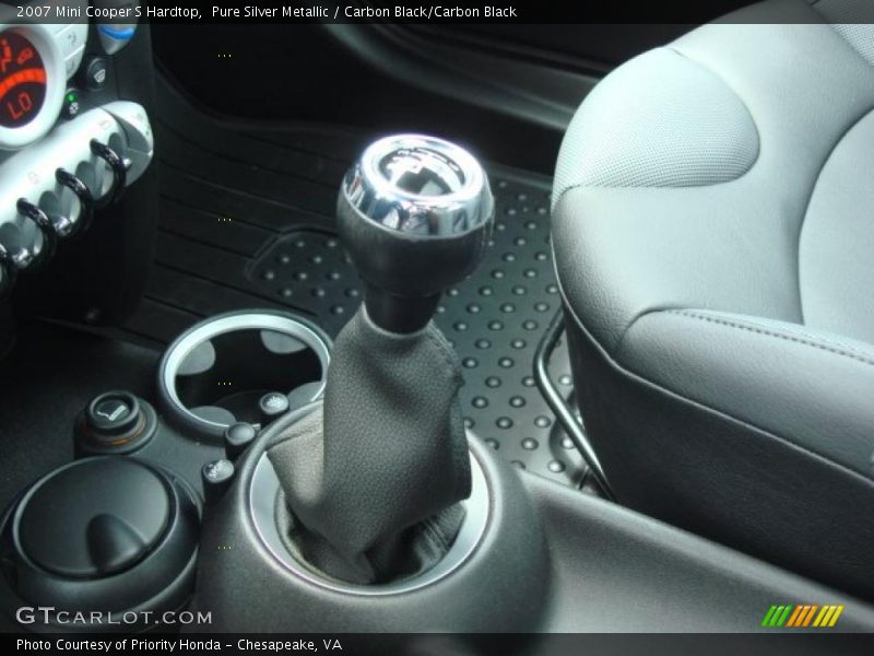 Pure Silver Metallic / Carbon Black/Carbon Black 2007 Mini Cooper S Hardtop