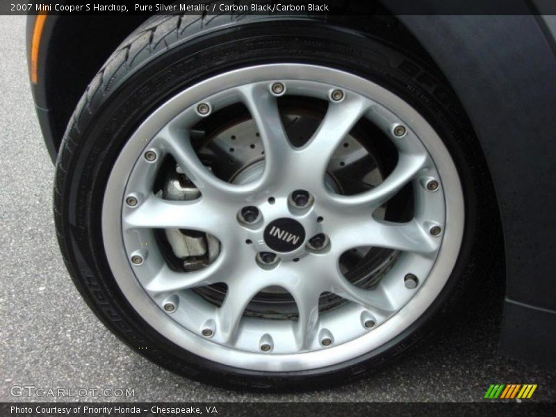 Pure Silver Metallic / Carbon Black/Carbon Black 2007 Mini Cooper S Hardtop