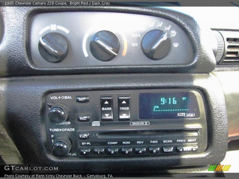 Controls of 1995 Camaro Z28 Coupe
