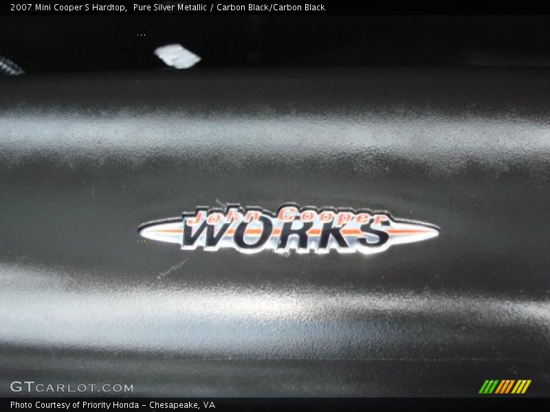 Pure Silver Metallic / Carbon Black/Carbon Black 2007 Mini Cooper S Hardtop