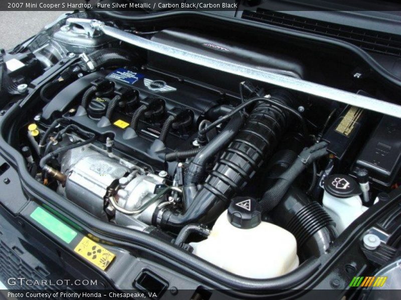 Pure Silver Metallic / Carbon Black/Carbon Black 2007 Mini Cooper S Hardtop