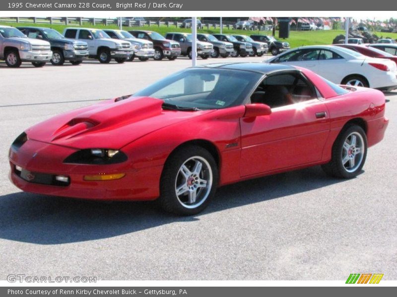 Bright Red / Dark Gray 1995 Chevrolet Camaro Z28 Coupe