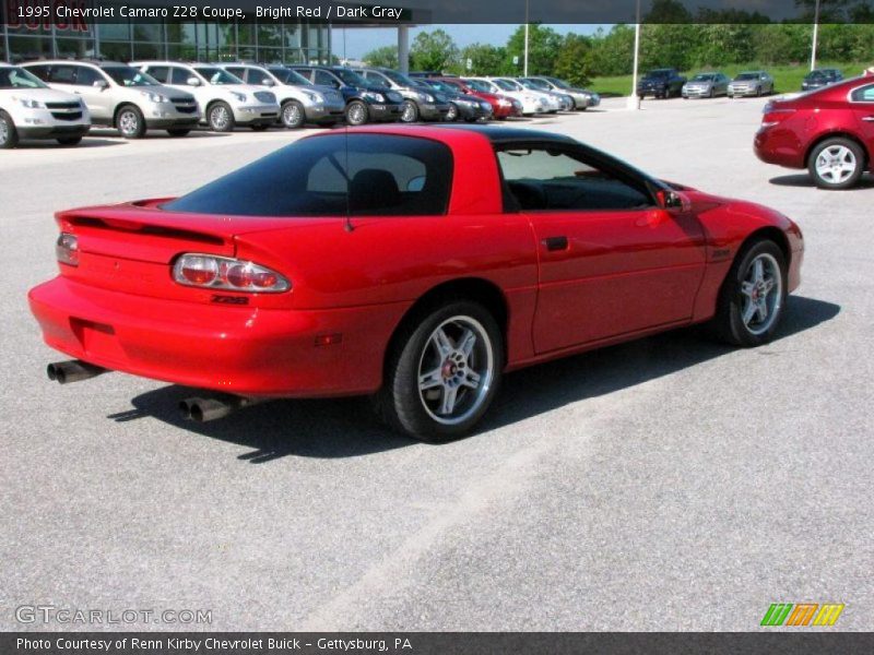 Bright Red / Dark Gray 1995 Chevrolet Camaro Z28 Coupe