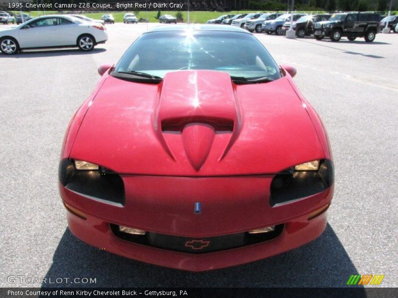 Bright Red / Dark Gray 1995 Chevrolet Camaro Z28 Coupe