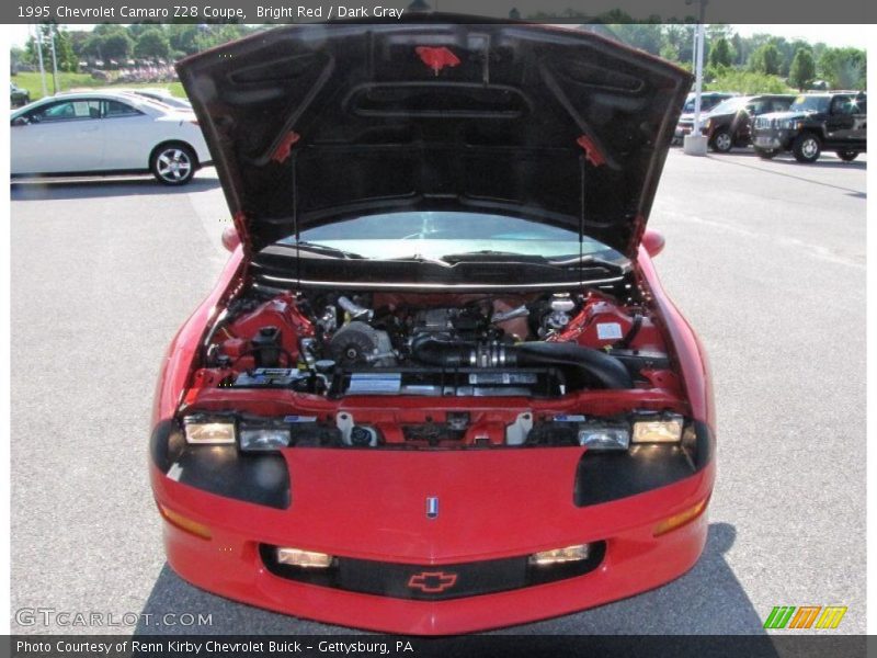 Bright Red / Dark Gray 1995 Chevrolet Camaro Z28 Coupe