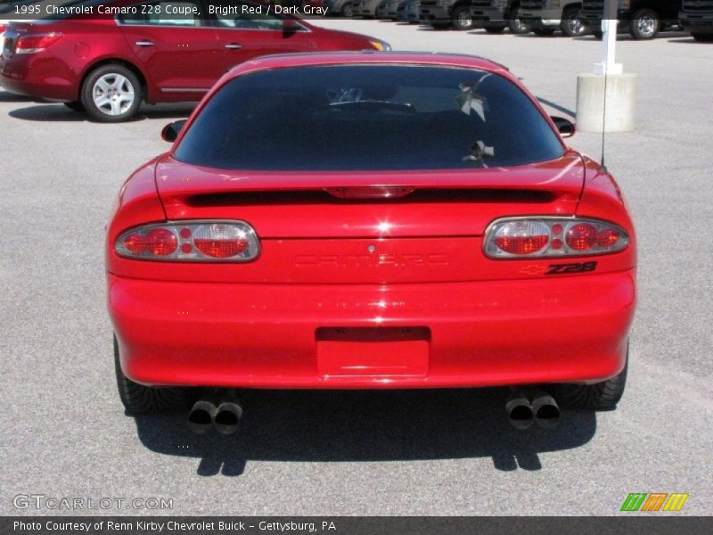Bright Red / Dark Gray 1995 Chevrolet Camaro Z28 Coupe