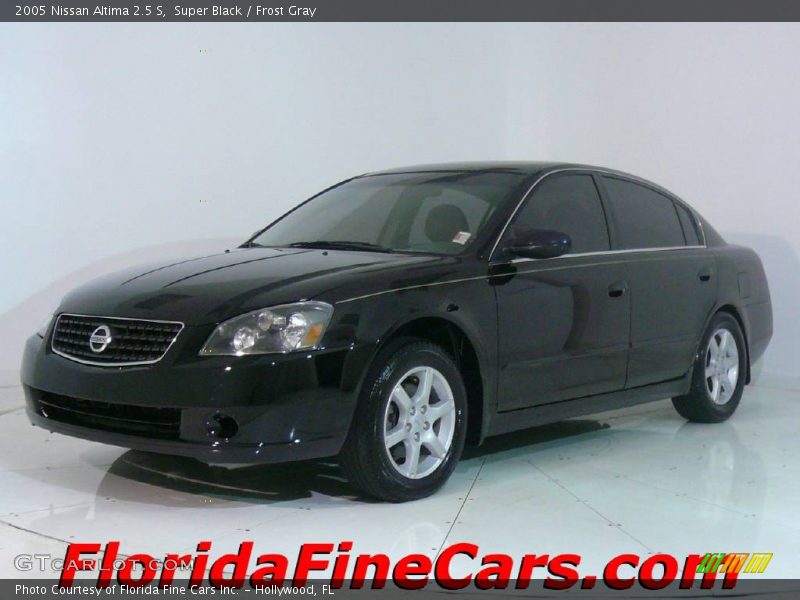 Super Black / Frost Gray 2005 Nissan Altima 2.5 S