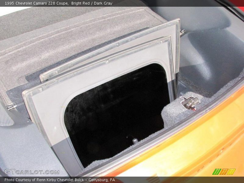 Sunroof of 1995 Camaro Z28 Coupe