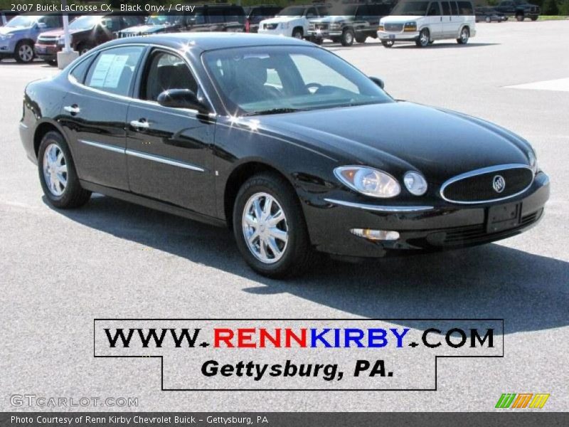 Black Onyx / Gray 2007 Buick LaCrosse CX